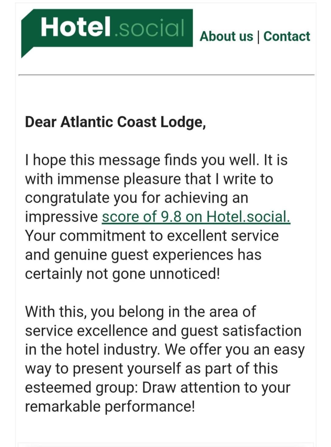 Atlantic Coast Lodge Spanish Point Exterior photo